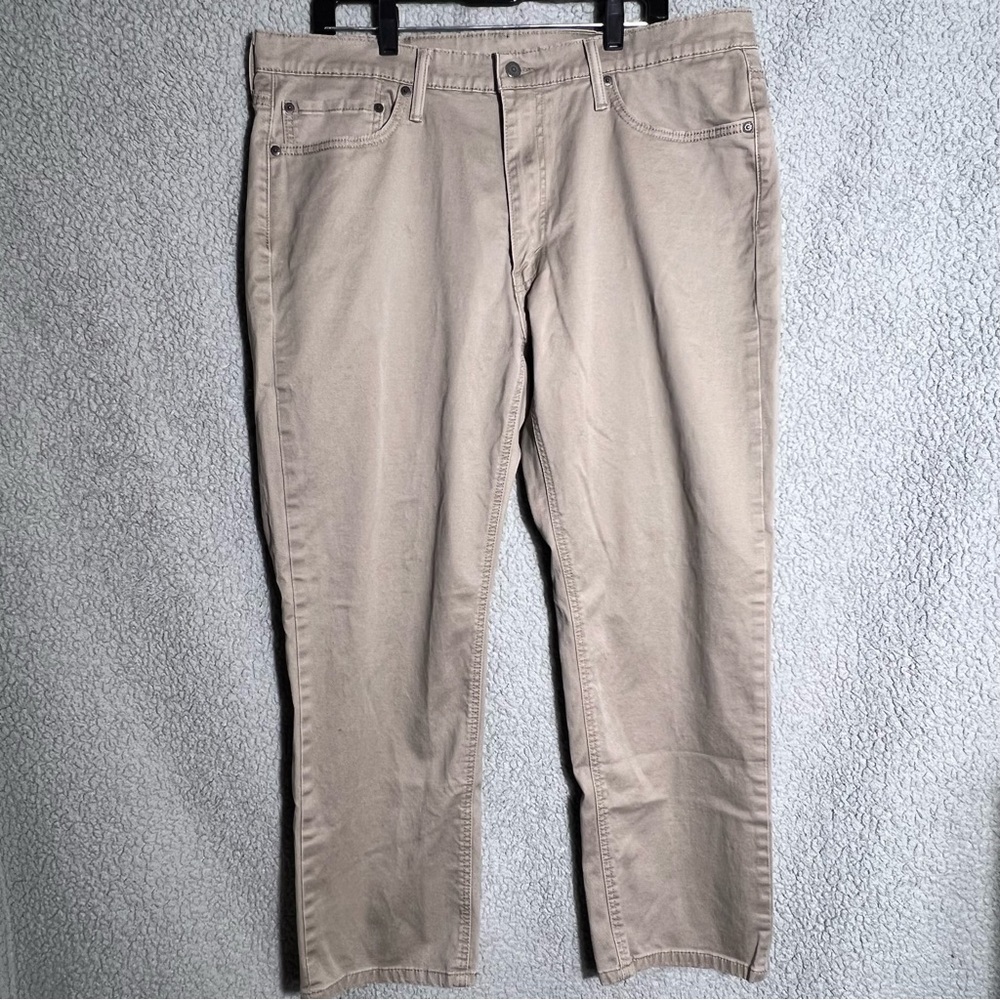 Levi’s 541 Athletic Stretch Khaki Straight-Leg Jeans size 38x30